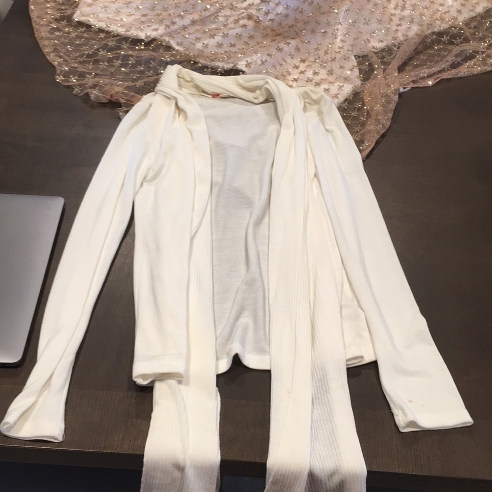 Rue 21 white cardigan